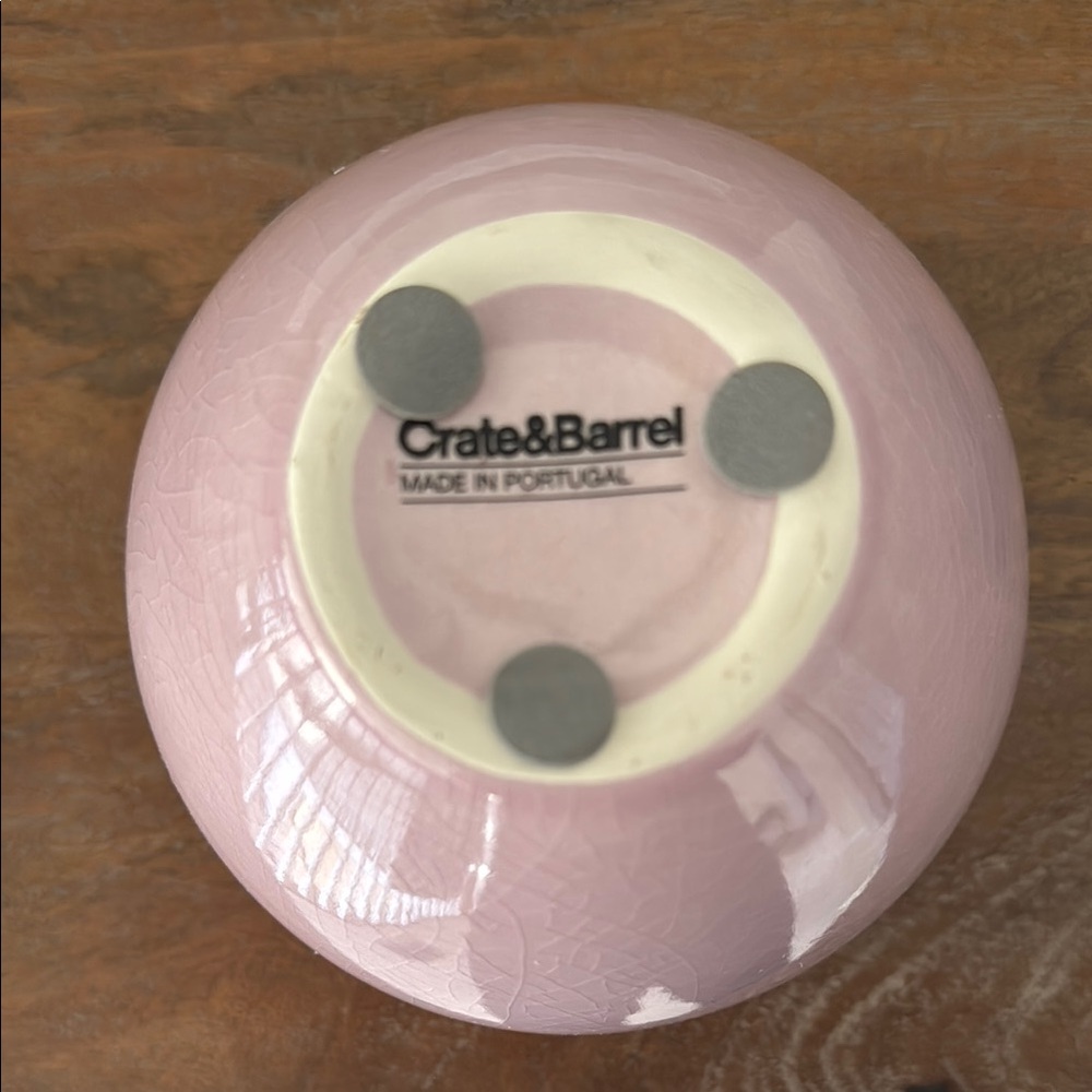 Crate&Barrel Pink Vase - Picture 3 of 4